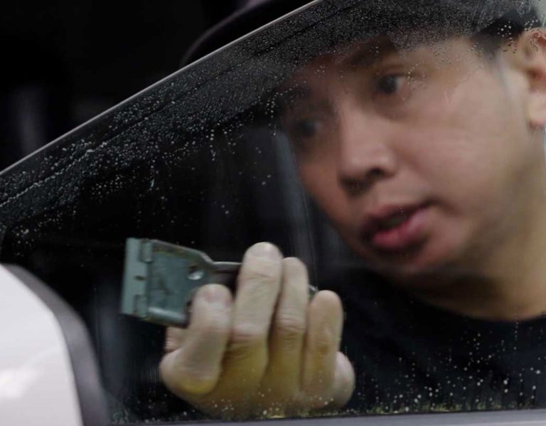 Blog 1 Removing car window tint in Worth